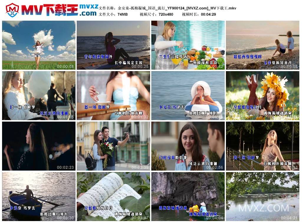 余安童-孤梅凝城_国语_流行_YF900124